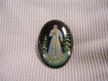 Russian Miniature Original Signed Art Broach