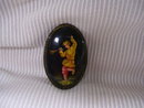 Russian Artist Signed Miniature Art Broach