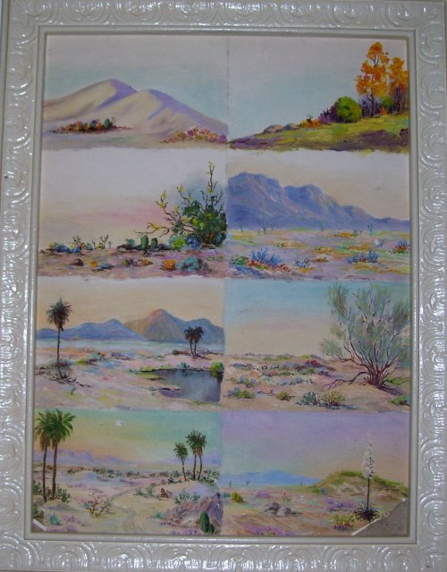 California Landscape- Elsie Skene Stevens California (1860-1942)Oil on Paper