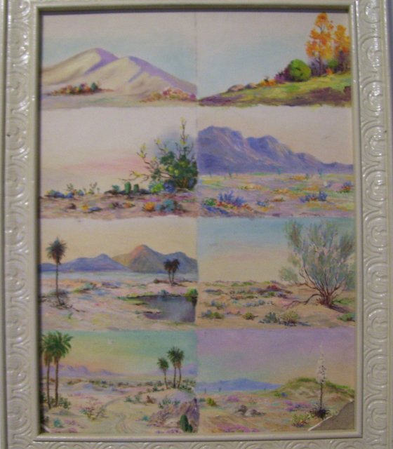 California Landscape- Elsie Skene Stevens California (1860-1942)Oil on Paper