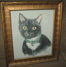 Gladys Emerson Cook, American-New York-( 1899-1976 ) Charcoak/Pastel on paper