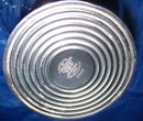 Frank M. Whiting Sterling Silver Candleholders and Candy Dish Combination ( Pair )