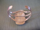 BisbeeTuquoise Cuff Bracelet -Double Stone Silver Design