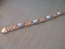Tuquoise Bracelet -Four Stone/ Four Stone Flower Design