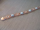Tuquoise Bracelet -Four Stone/ Four Stone Flower Design