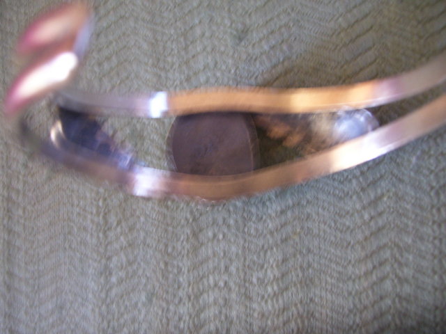 BisbeeTurquoise and Silver Native American Cuff Bracelet