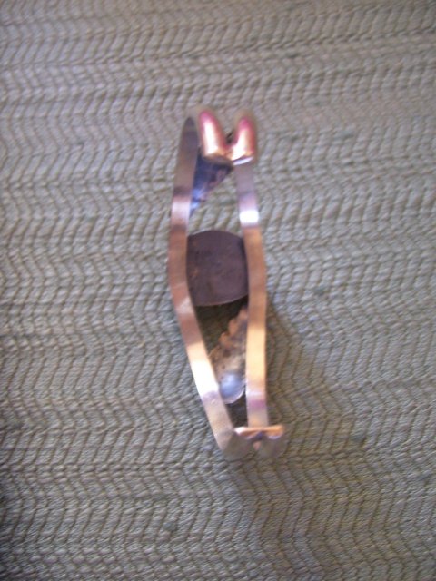 Mother of Pearl/Silver Childs Cuff Bracelet