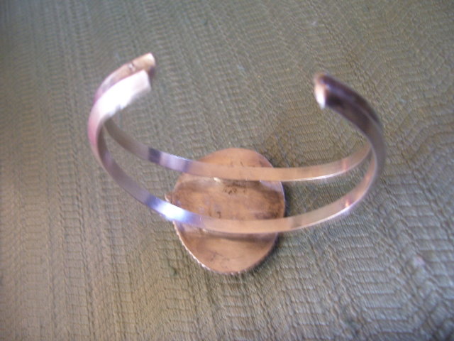 Ivory/Bone Chanel Set Silver Cuff Bracelet