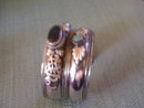 Black Onyx-Turquoise Designer Double Cuff Bracelet set in Silver