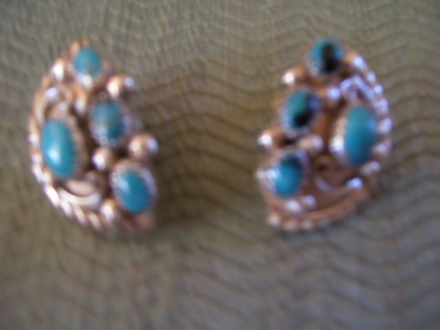 Turquoise & Sterling Silver Earrings