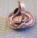 Turquoise Men's Ring Chanel set in Sterling Silver