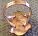 Turquoise and Silver Native American Mans Ring