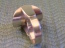 Green Jade Ladys Ring Chanel Set in Silver