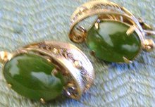 Sorrento Jade Sterling Silver Earrings