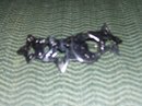 CORO-Sterling Silver-Moon and Stars Broach