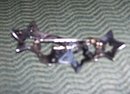 CORO-Sterling Silver-Moon and Stars Broach