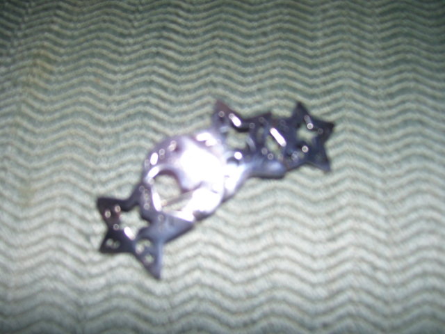 CORO-Sterling Silver-Moon and Stars Broach