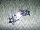 CORO-Sterling Silver-Moon and Stars Broach