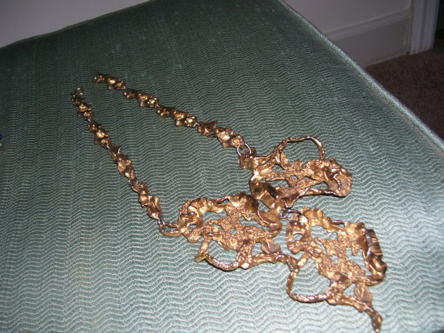 Erwin Pearl-French Brass- 167 Gram-GoldTone Fashion Necklace