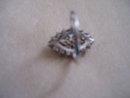 Diamond Cocktail- Ring-18 K Gold-24 Diamonds-1 Rubbie