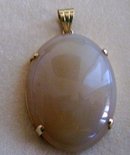 Yellow Jade Pendant-14 K Gold ( 17.2 ) Grams of Yellow Gold and Yellow Jade