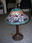 Vintage StyleTiffany Style Floral Tulip 16.25 inch Lamp