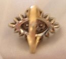 Ladys 3.00cts. Diamond Ring - 9.50 grms 14K Yellow Gold