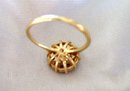 Ladys .50cts. Diamond Ring - 4.20 grms 14K Yellow Gold