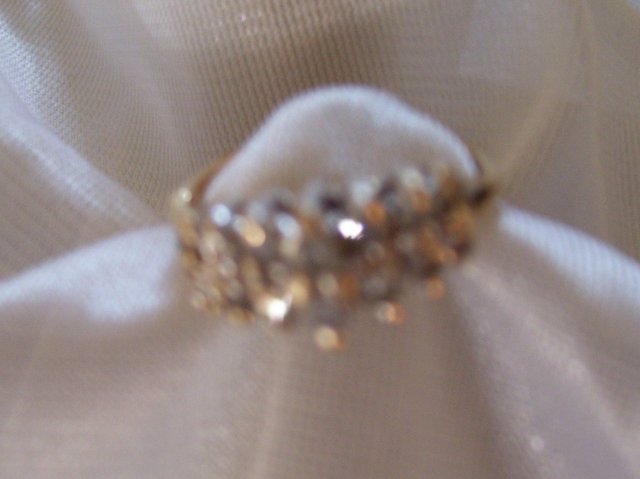 Ladys .33cts. Diamond Ring-3.00grms 14K Yellow Gold