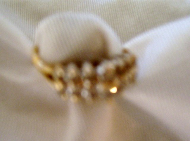 Ladys .33cts. Diamond Ring-3.00grms 14K Yellow Gold