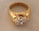 Ladys .50cts. Diamond Ring-9.40grms 14K Yellow Gold
