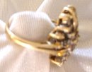 Ladys 1.50cts. Diamond Ring-5.70grms 14K Yellow Gold