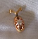 Ladys 14K Yellow gold and Old Mine .22ct. Diamond Pendant