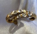 Ladys 14k Yellow Gold-wt. 3.6 grams and Diamond Earrings