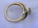 Ladys Color Change /Diamond and gold ring