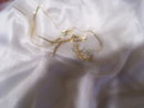 Ladys 14K Gold Diamond Pendant and Chain