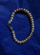 Ladys Genuine Multi Colored Pearl Bracelet