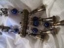 Ancient Egyptian Style Necklace-Blue Lapis colored Stones