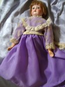 Ernst Heuback # 275 German Bisgue Head/ Kid body doll