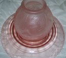 Large Decorative arts Center piece display/ fruit Bowl