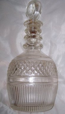 Crystal Seagrams 1716 Bicentenial Decanter designed by Tiffany & Company