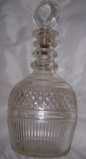 Crystal Seagrams 1716 Bicentenial Decanter designed by Tiffany & Company