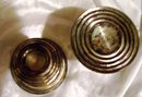 A vintage Pair of Newbury Silver Co. Sterling silver candle holders