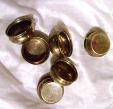 A vintage set of six Sterling Silver Hallmarked Finger Bowls