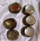 A vintage set of six Sterling Silver Hallmarked Finger Bowls