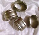 Royal Holland Pewter-KMP- Daalderop Napkin Rings- 4 piece setting