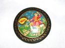 Vintage Russian Artist signed Handcrafted-Handpainted Broach