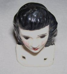 Miniture Vintage China head Doll head & Bust