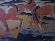 Weidende Pferde111 , After- Franz Marc-Gernmany ( 1880-1916)
