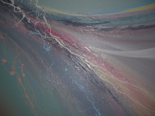 R. Smith-20th Centry Abstract ( 30'' x 40 '') Oil on Canvas